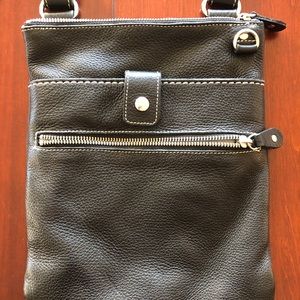 Roots Leather Crossbody